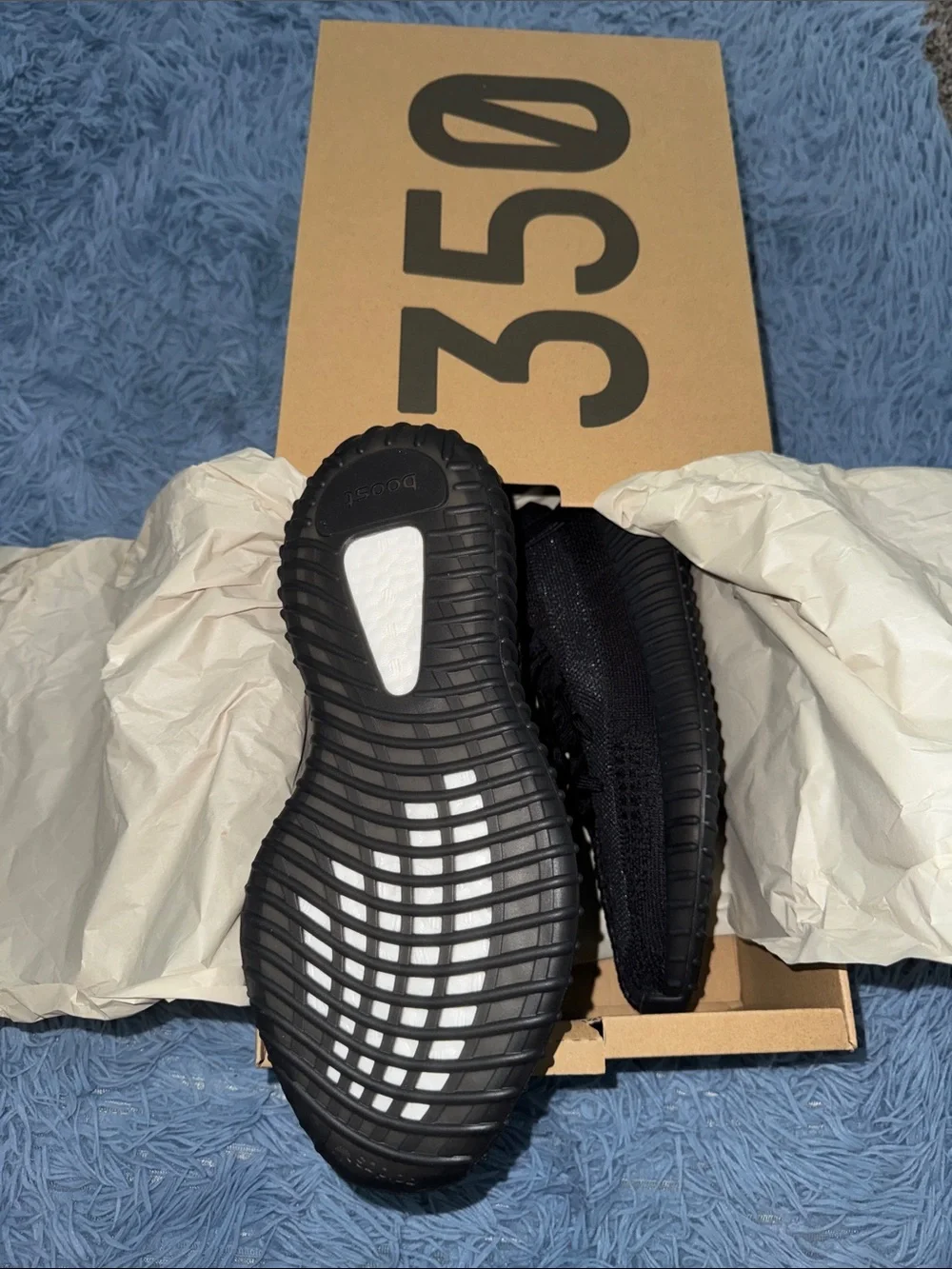 adidas Yeezy 350 V2 Boxed - Tan and Black